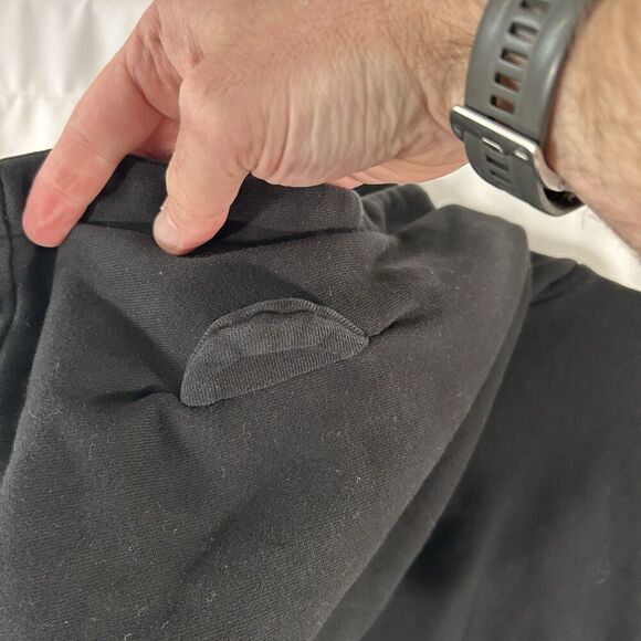 Hello Kitty X Forever 21 Hoodie Women's Large Black Cat Ears Bow Pullover - Picture 10 of 11